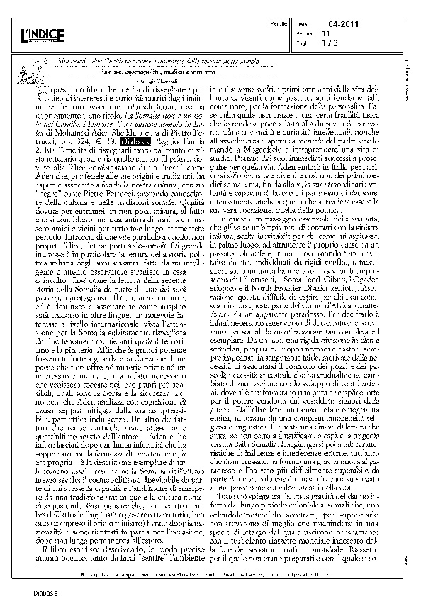 Recensione Giorgio Giacomelli (pagina 1)
